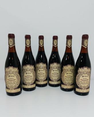 6 x Masi Amarone Classico ReciotoValpolicella 1977