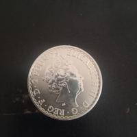 Moneta Regina Elisabetta II - 1 oncia argento