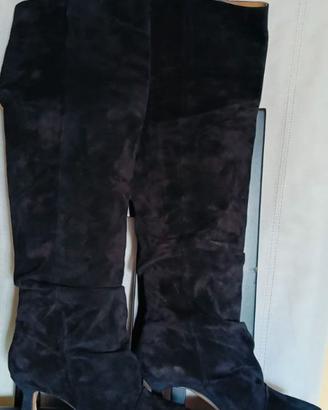 Stivali in pelle effetto drappeggiato Shoes Lab