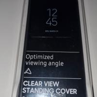 Clear stand cover per Samsung S8+