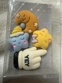 Set 4 mini magneti da frigo