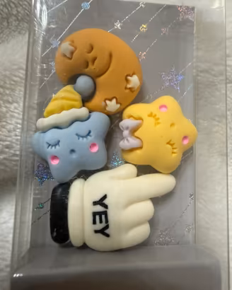 Set 4 mini magneti da frigo