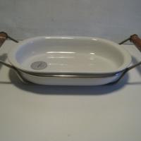 PIROFILA DA FORNO con supporto e manici di marmo