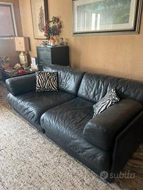 Divano pelle vintage
