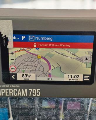 Garmin CamperCam 795 navigatore