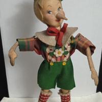 Pinocchio in pannolenci anni 50-60