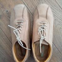 Scarpe stringate beige uomo 