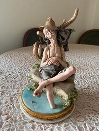 "Chi dorme non piglia pesci" - ceramica G. Cappé