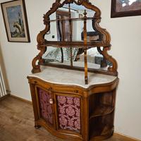 mobile antico  credenza piano di marmo