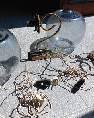 abat-jour / lampadine da comodino vintage