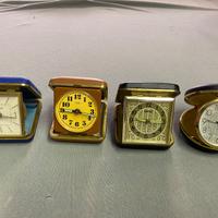 4 Orologi di viaggio. Vintage.