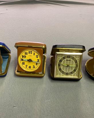 4 Orologi di viaggio. Vintage.