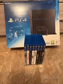 Playstation 4 500gb con 8 giochi