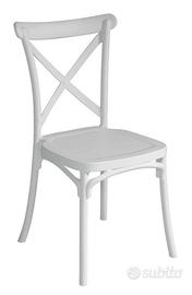 Sedie  in resina da esterno