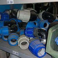 stock raccordi polietilene per agricoltura 