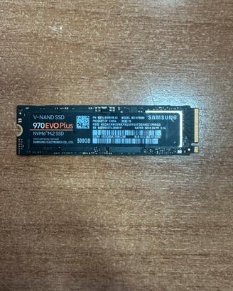SSD NVMe Samsung 970 EVO Plus 500GB - Stato 100%