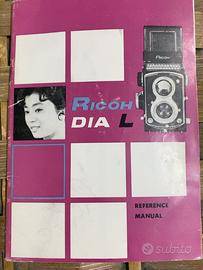 Manuale originale Ricohflex DIA L – Fotocamera