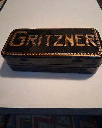 Antica scatola Gritzner per macchina da cucire 