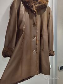 cappotto  vera pelle Conbipel lavorazione artigian