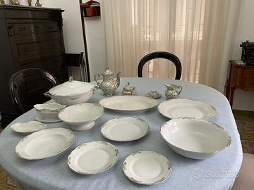 Servizio piatti e tazze porcellana Verbano 96 pezz