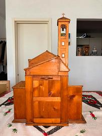 Riproduzione artigianale in legno 35x50cm santuari