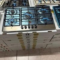 Piano cottura 90cm 5fuochi acciaio nuovo garantito