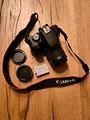 Fotocamera Canon 700d con obbiettivo e accessori