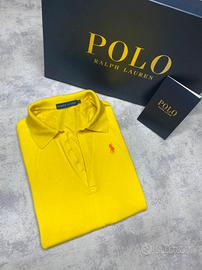 Polo T-Shirt Polo Ralph Lauren Giallo/Arancio (XS)
