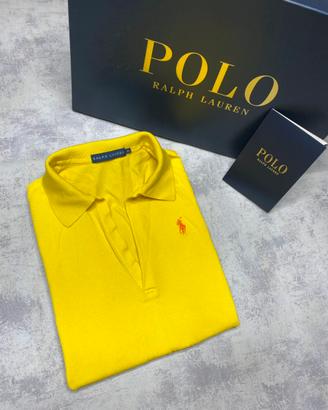 Polo T-Shirt Polo Ralph Lauren Giallo/Arancio (XS)