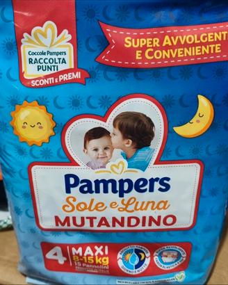 Pampers Sole e Luna mutandino 