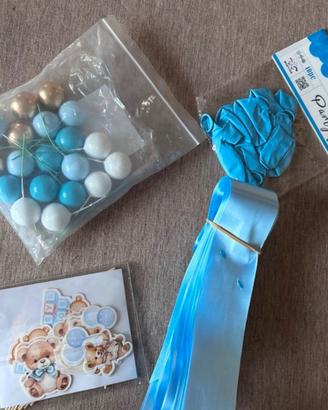Set addobbi per feste di nascita/battesimo