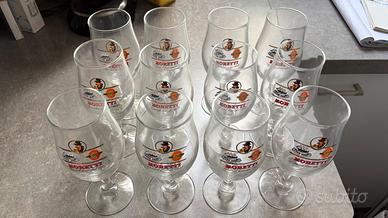 Set 12 bicchieri da birra vintage