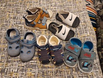 scarpe sandali estivi ciabattine neonato 22 23