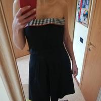 Vestito elegante nero tg 44