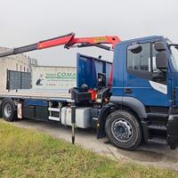 IVECO Stralis AD 260S36 6x2 - 2018 - gru e pianale