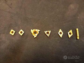 7 inserti inserti metallo duro utensili 12 mm