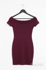 vestito bordeaux  taglia 38