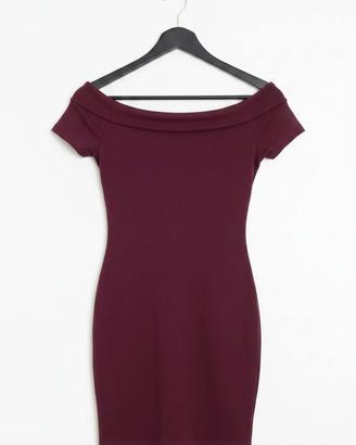 vestito bordeaux  taglia 38