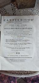 Libro Antico 1700 "Cattechismo Cattolico