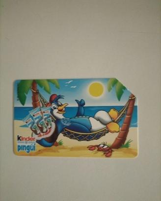 KINDER PINGUI' CARTA TELEFONICA