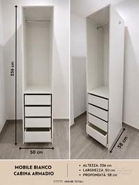 struttura IKEA PAX Bianca