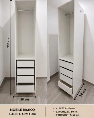 struttura IKEA PAX Bianca