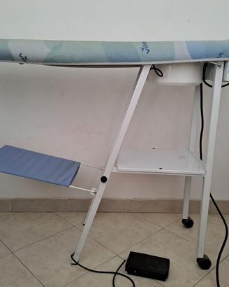 Tavolo da stiro professionale con piano aspirante