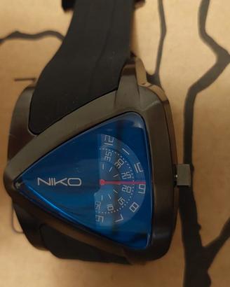 Orologio NIKO triangolo nero/blu ORIGINALE