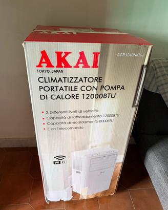 Condizionatore portatile AKAI 12.000 BTU Wi‑Fi