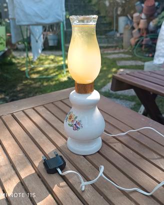 lampada ceramica rara  vintage