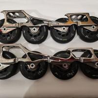 Telai / Frame pattini inline in alluminio da 219 m