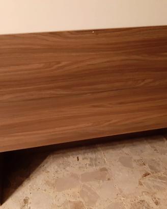 PANCA DA ARREDAMENTO IN LEGNO CON SCHIENALE 