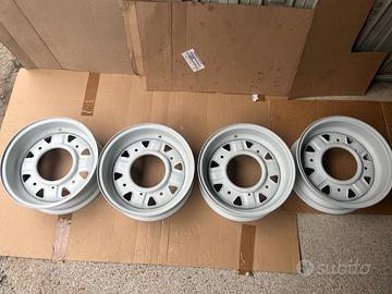 4 CERCHI CMR 12X4,50 PER FIAT 500 N D F L R EPOCA