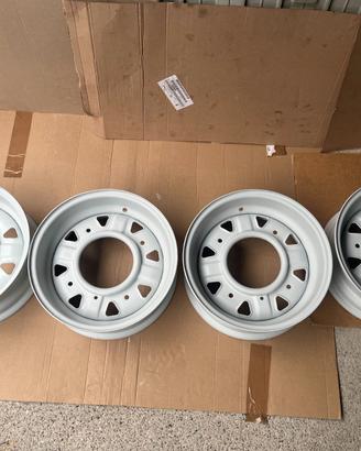 4 CERCHI CMR 12X4,50 PER FIAT 500 N D F L R EPOCA